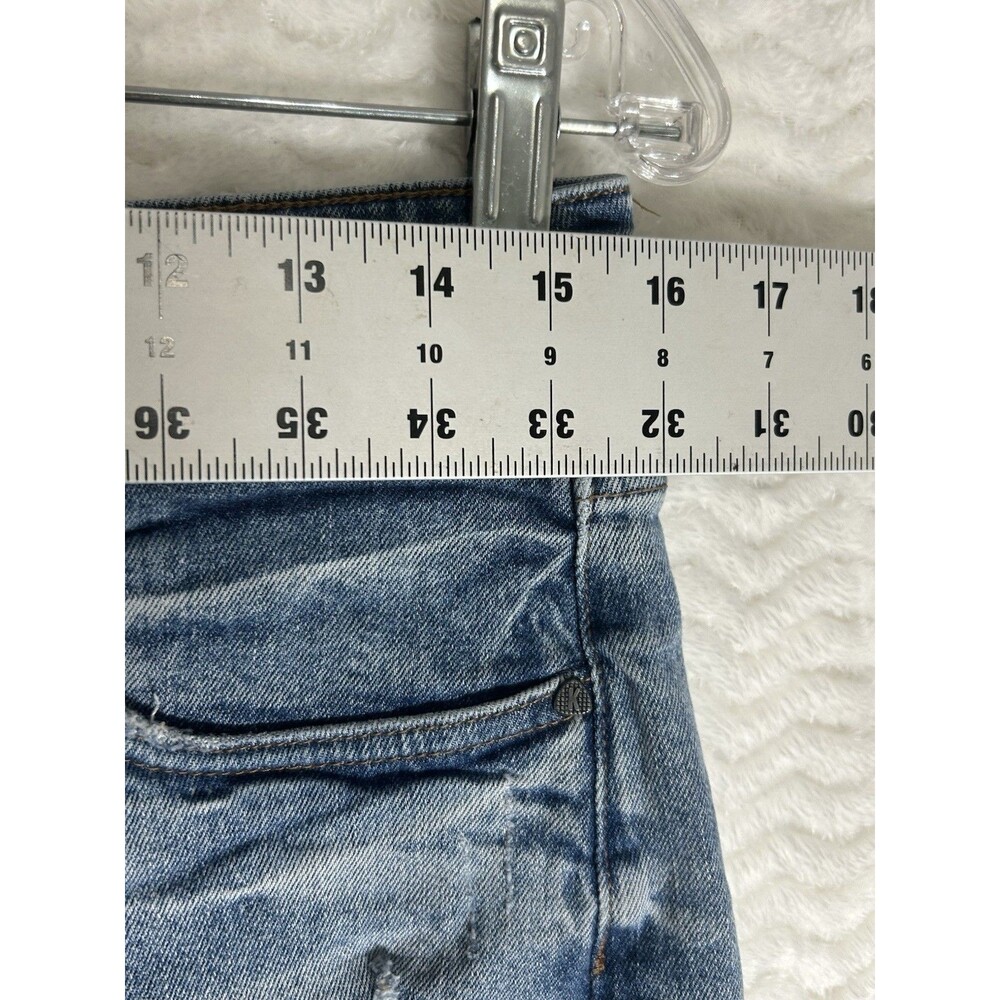 KUT From The Kloth Shorts Womens 6 Blue Jane High Rise Cut Off Frayed Hem Denim - Picture 7 of 10